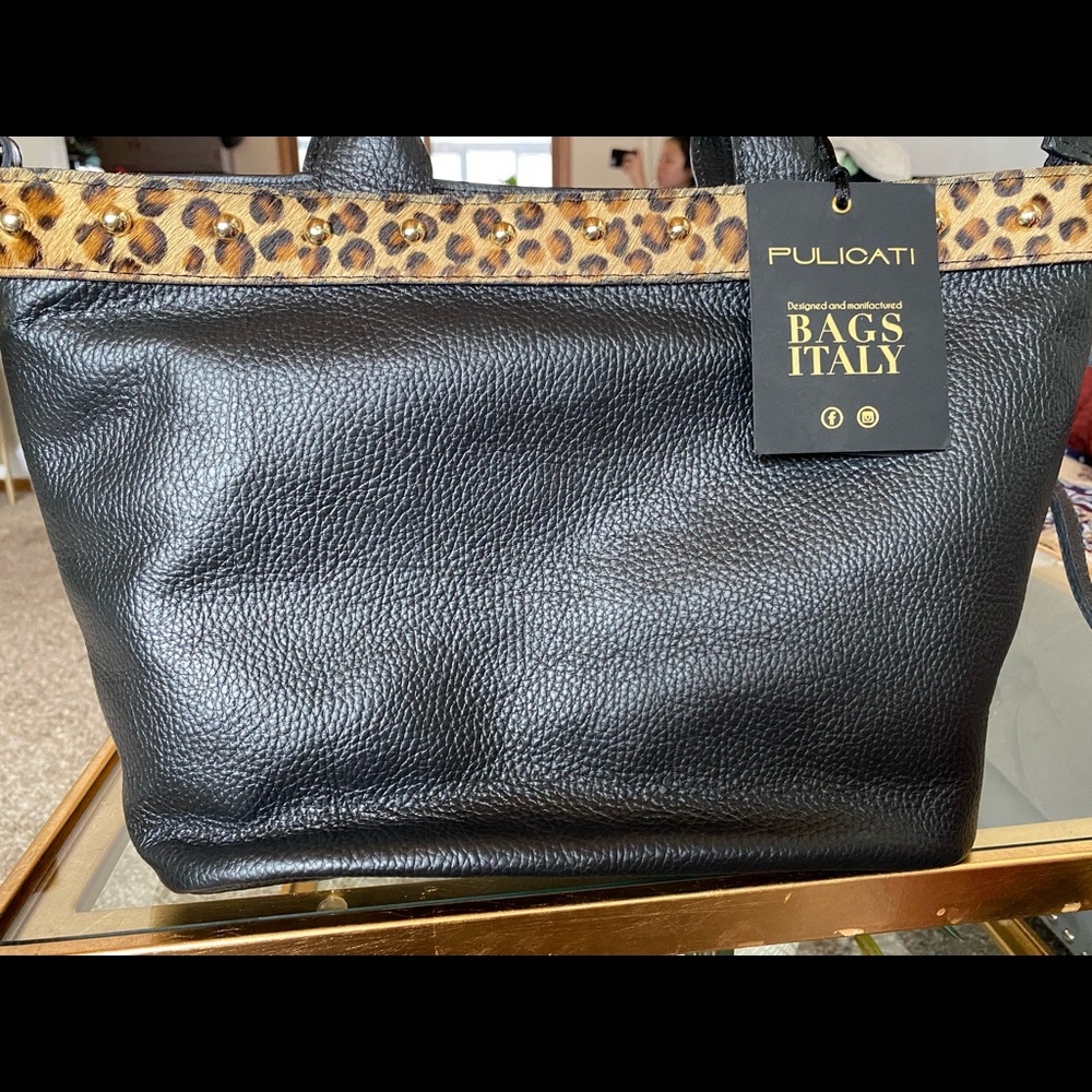 Pulicati genuine Italian leather bag